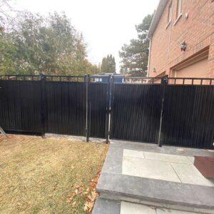 Aluminum-Corrugated-Privacy-Fence-Panels-Aluminum-Corrugated-Fence-Panels-Aluminum-Fence-Panels-installed-in-Mississauga
